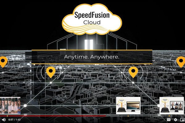 A graphic illustrating how the SpeedFusion Cloud keeps every connection up