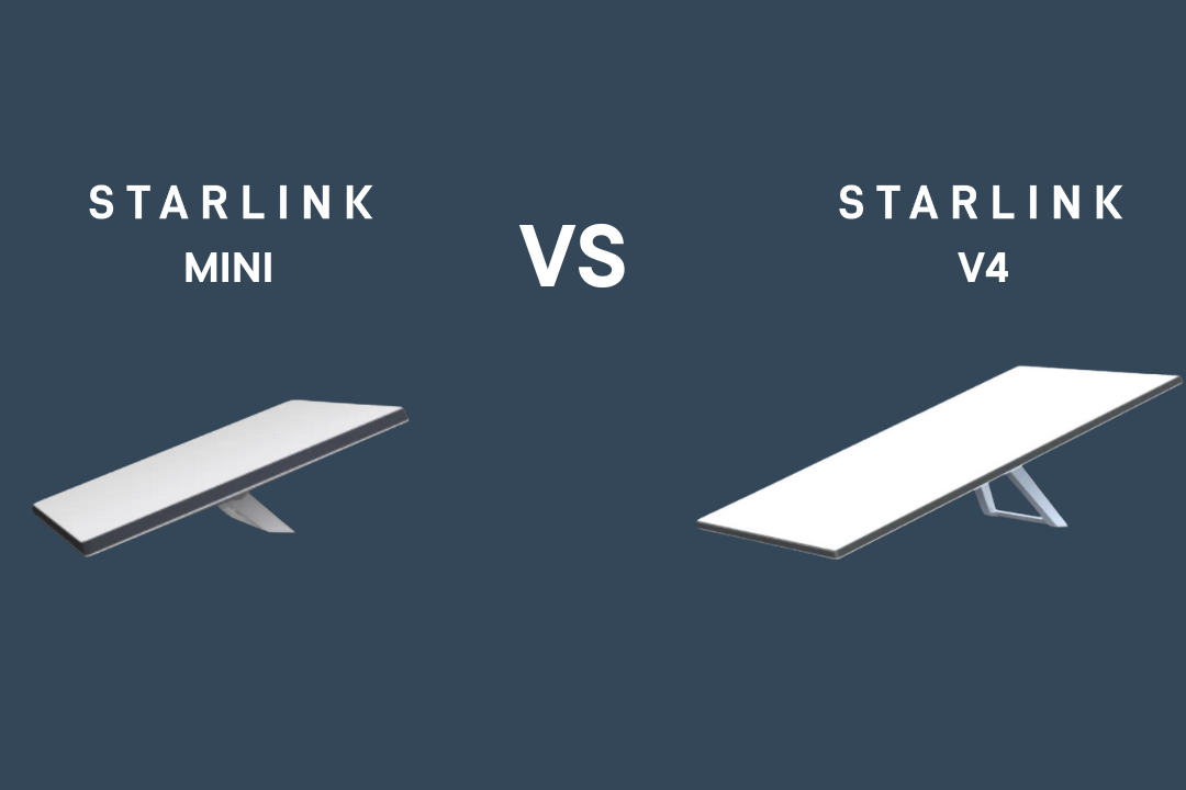 Review Starlink Mini Vs Starlink V4